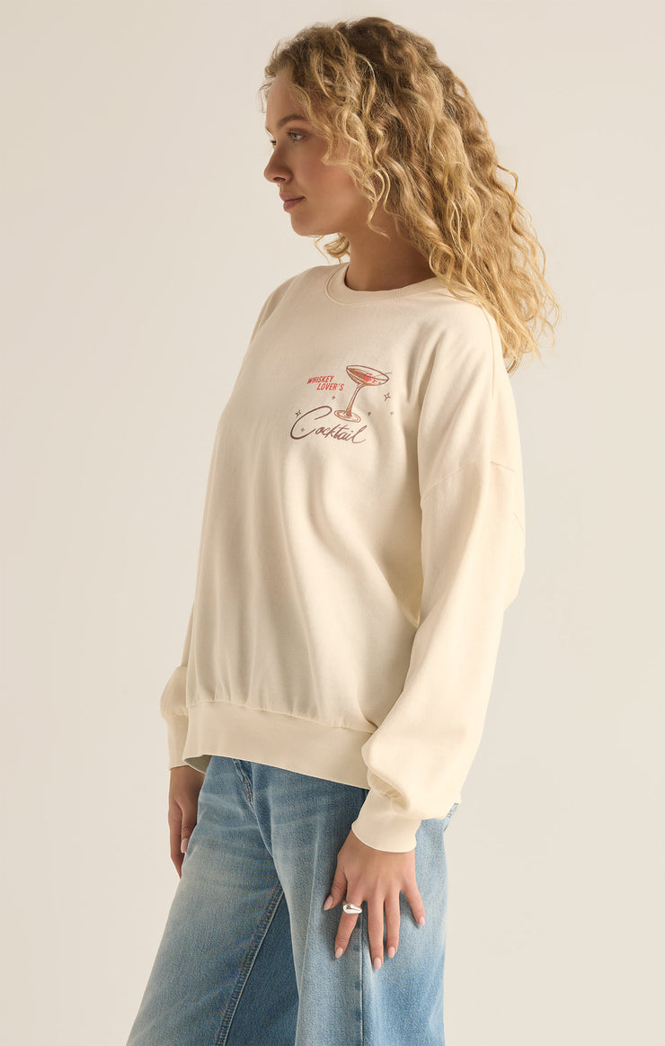 Tops Love Story Sunday Sweatshirt Sea Salt