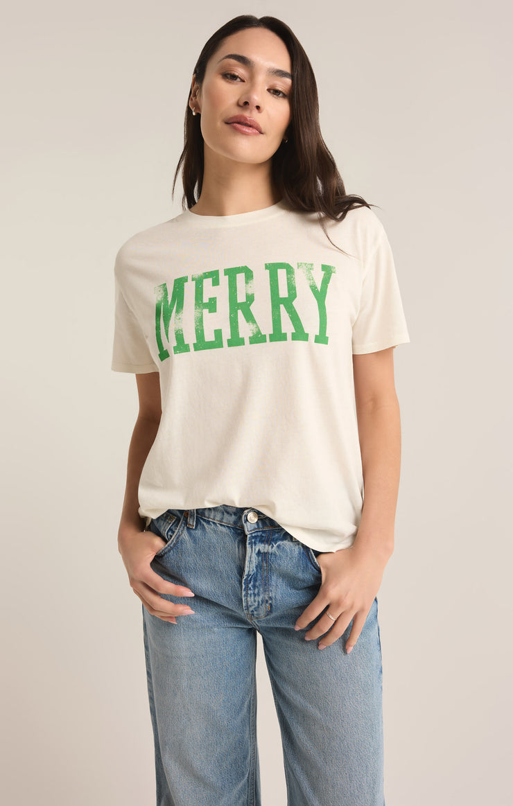 Tops Merry Oversized Tee Sea Salt