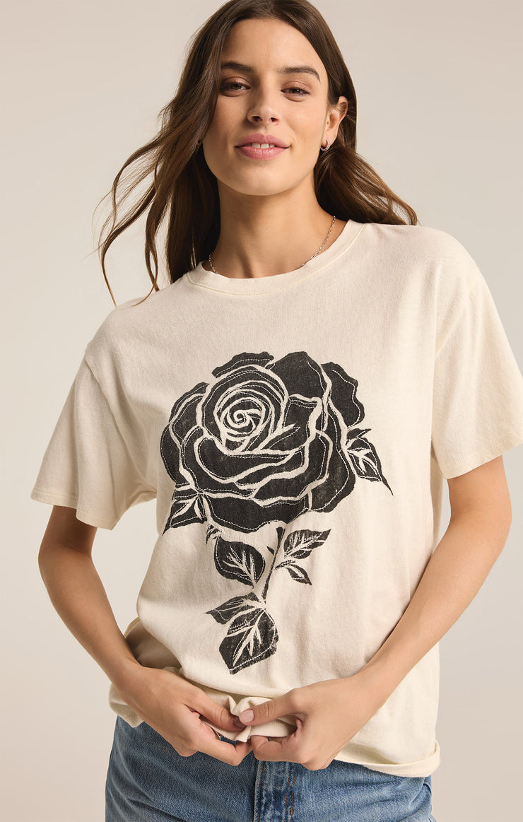 Tops Rose Relaxed Tee Sea Salt