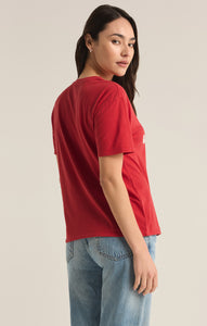 TopsJolly Oversized Tee Haute Red