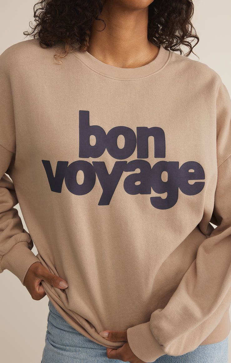 Tops Bon Voyage Sunday Sweatshirt Bon Voyage Sunday Sweatshirt