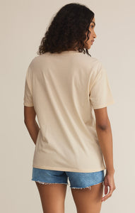 TopsSpritz Boyfriend Tee Sandshell