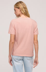 TopsSunset Boyfriend Tee Pink Dreams