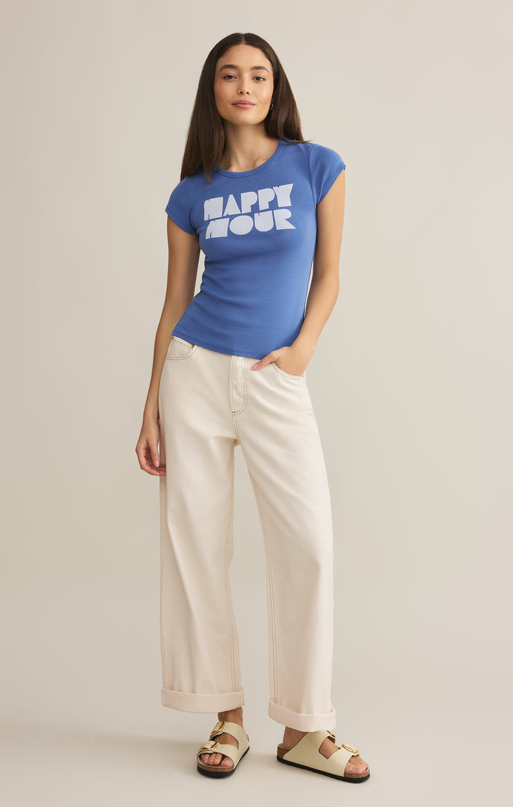 Tops Happy Hour Cheeky Tee Riviera