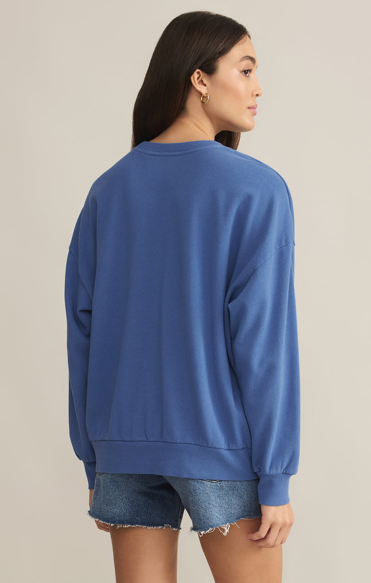 Tops Vacay Sunday Sweatshirt Riviera