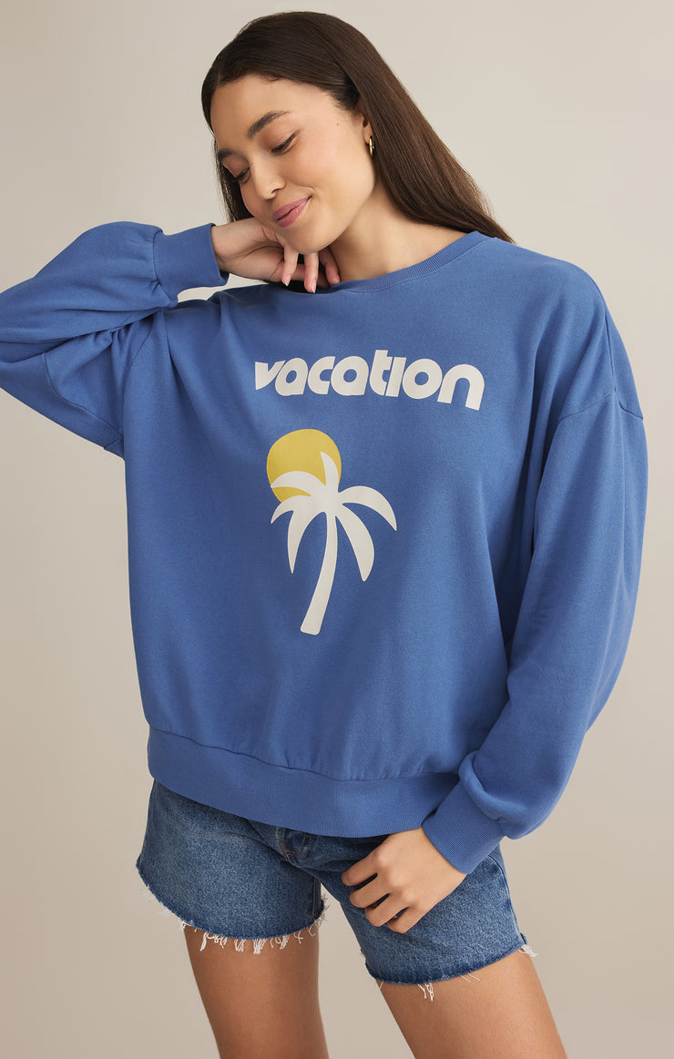 Tops Vacay Sunday Sweatshirt Vacay Sunday Sweatshirt