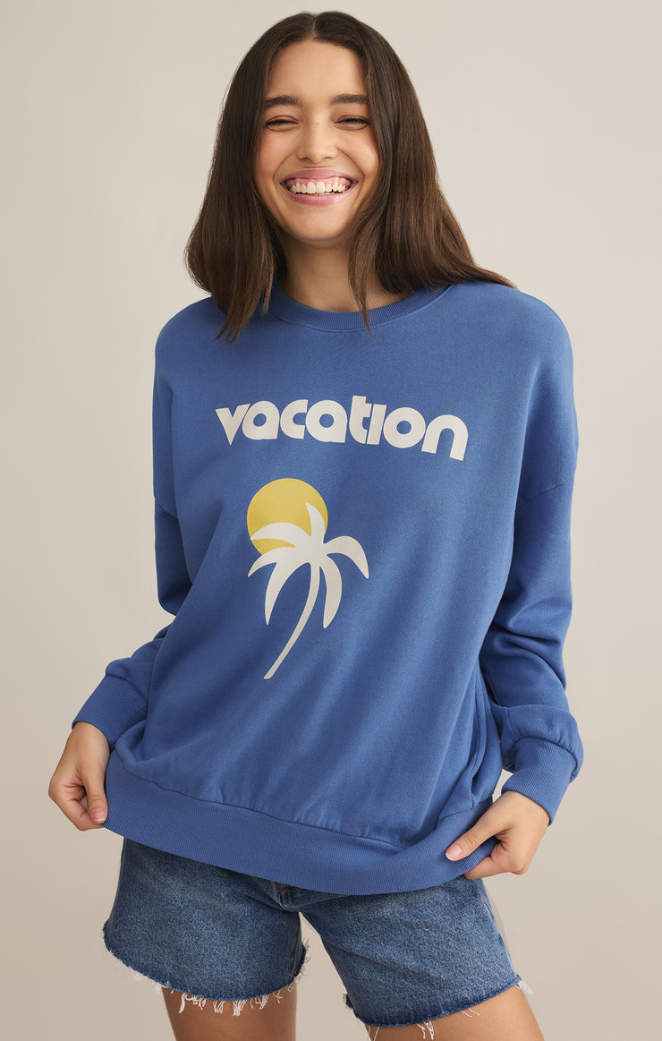 Tops Vacay Sunday Sweatshirt Vacay Sunday Sweatshirt