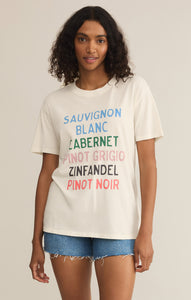 TopsVino Boyfriend Tee Sea Salt