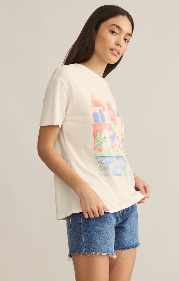 Tops Fun & Sun Boyfriend Tee Sea Salt