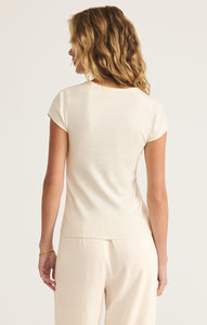 TopsVillage Cheeky Tee Sea Salt
