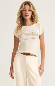 TopsVillage Cheeky Tee Sea Salt