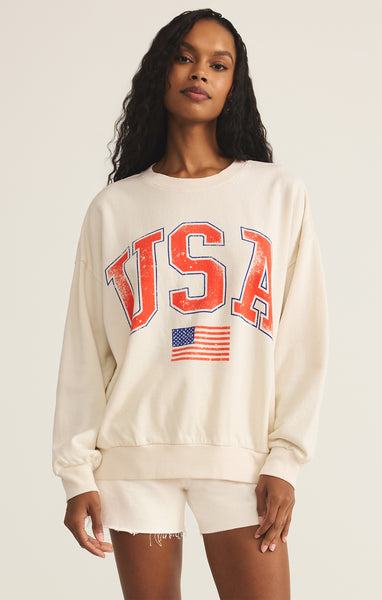 再入荷アイテム Sweatshirt Sunday Flag – SUPPLY Z トップス