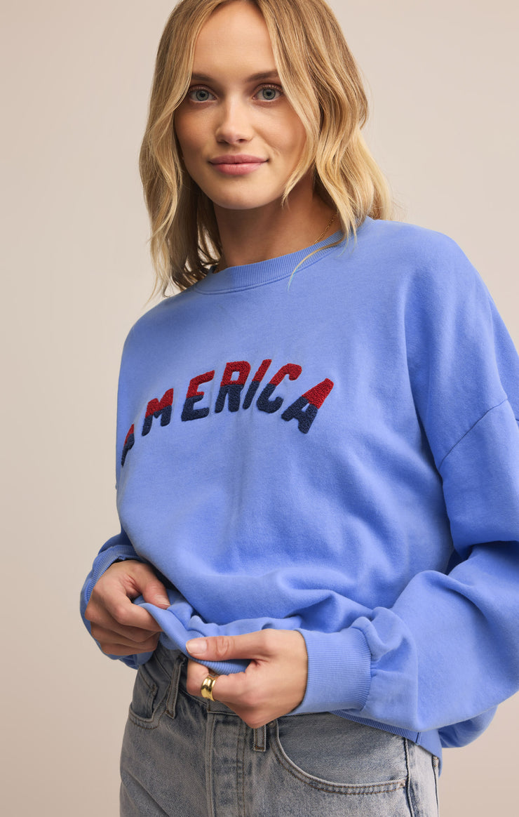 AWCB-240402 /「TRADE MARK CREW SWEAT / BLACK」クルーネック