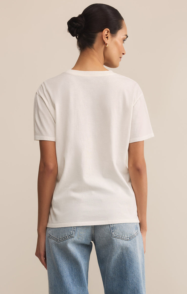 Tops Moments Boyfriend Tee Sea Salt