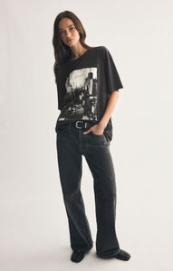TopsBig Apple City Tee Black Sand