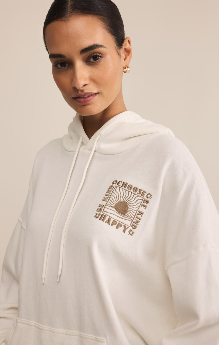 Tops Be Kind Hoodie Sea Salt