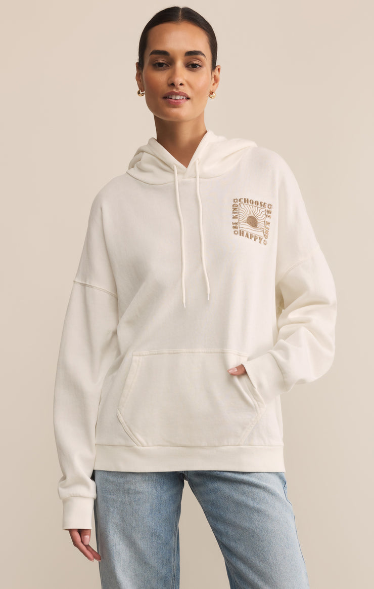 Tops Be Kind Hoodie Sea Salt