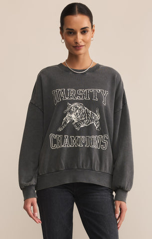 トップス Crewneck Sweat Shirts - black Four Pointes Crewneck Sweatshirt – Capezio Dance Shop