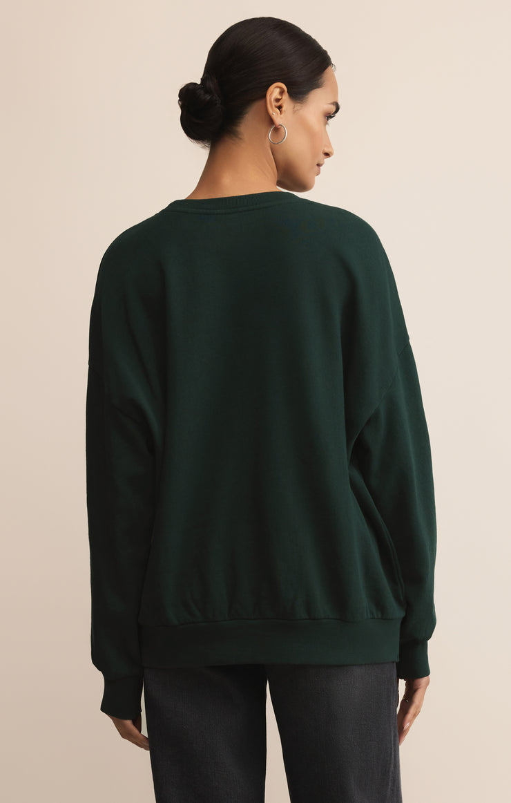 Tops Bright Sunday Sweatshirt Garland Green
