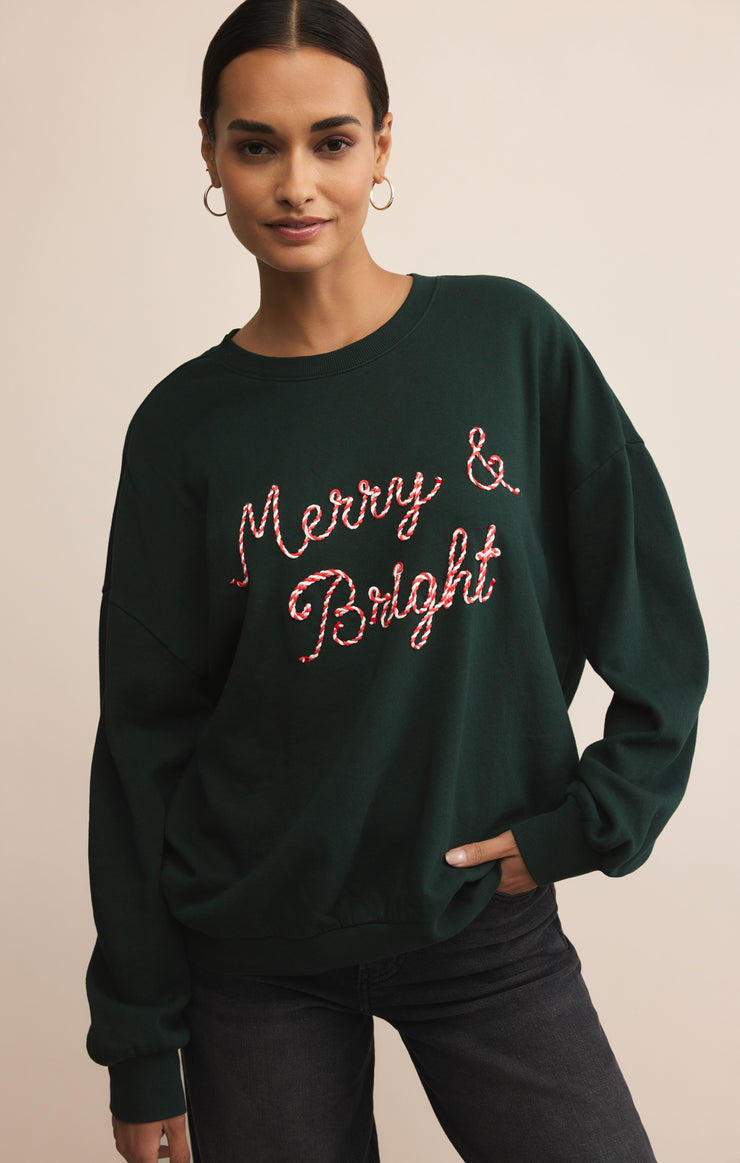 Tops Bright Sunday Sweatshirt Garland Green