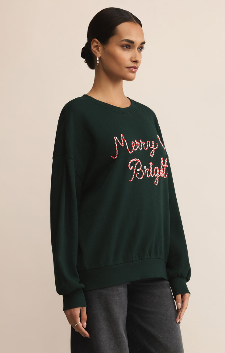 Tops Bright Sunday Sweatshirt Garland Green