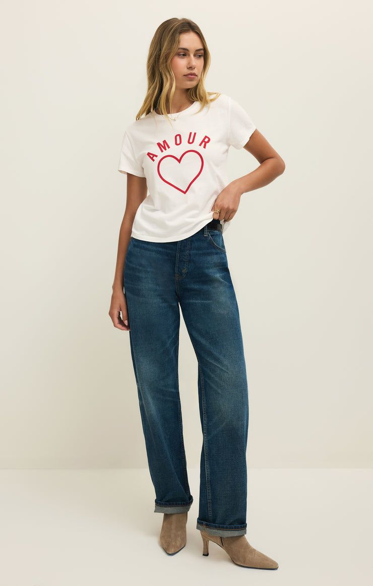 Tops Amour Tourist Tee Sea Salt