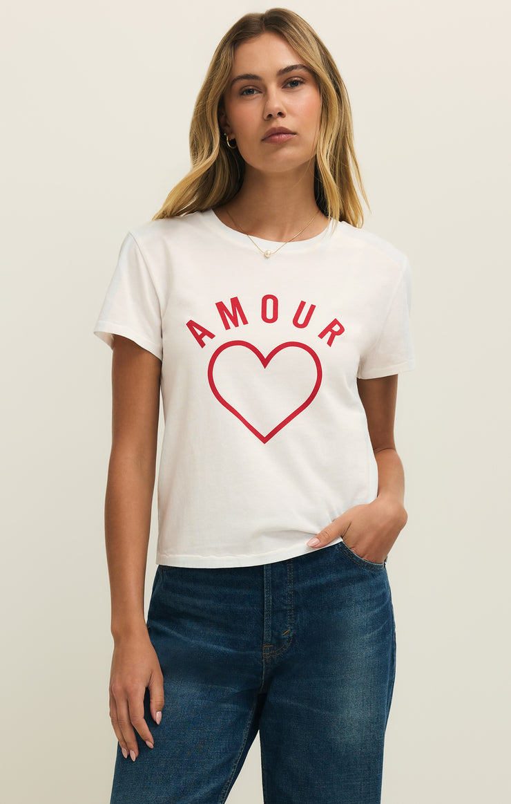 Tops Amour Tourist Tee Sea Salt