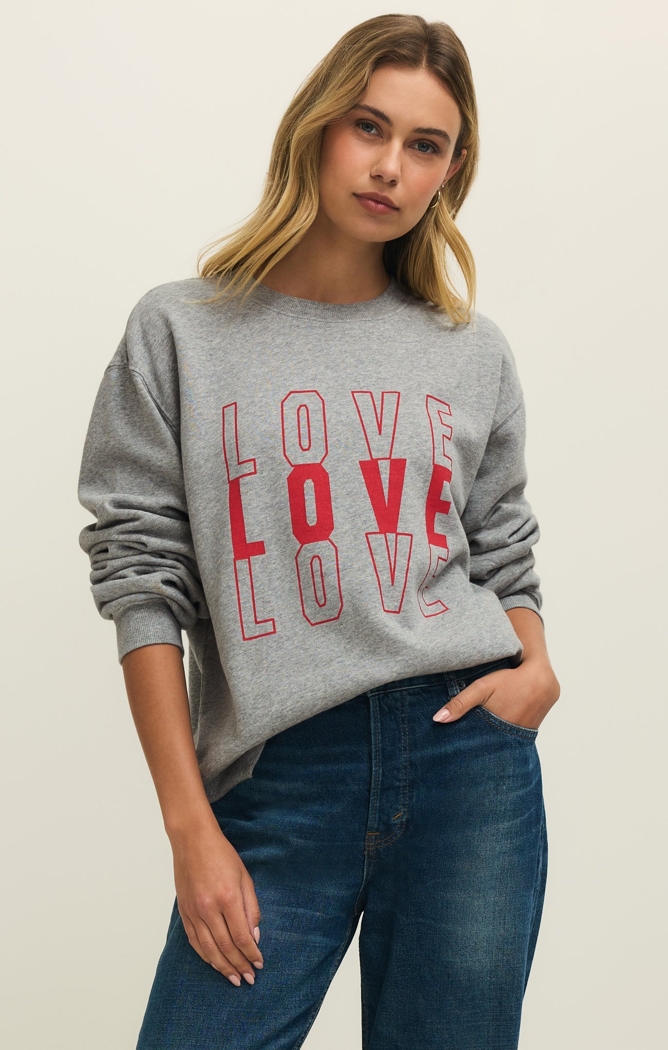Amor Boyfriend Sweatshirt – Z SUPPLY