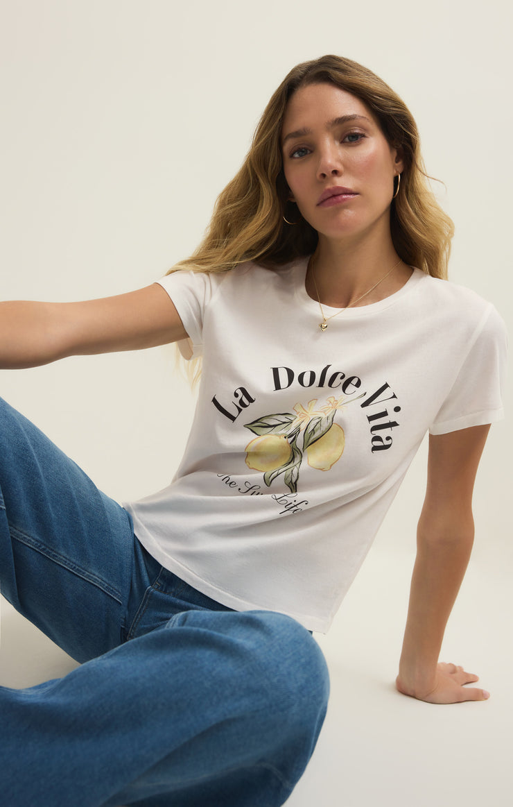 Tops Dolce Tourist Tee Sea Salt