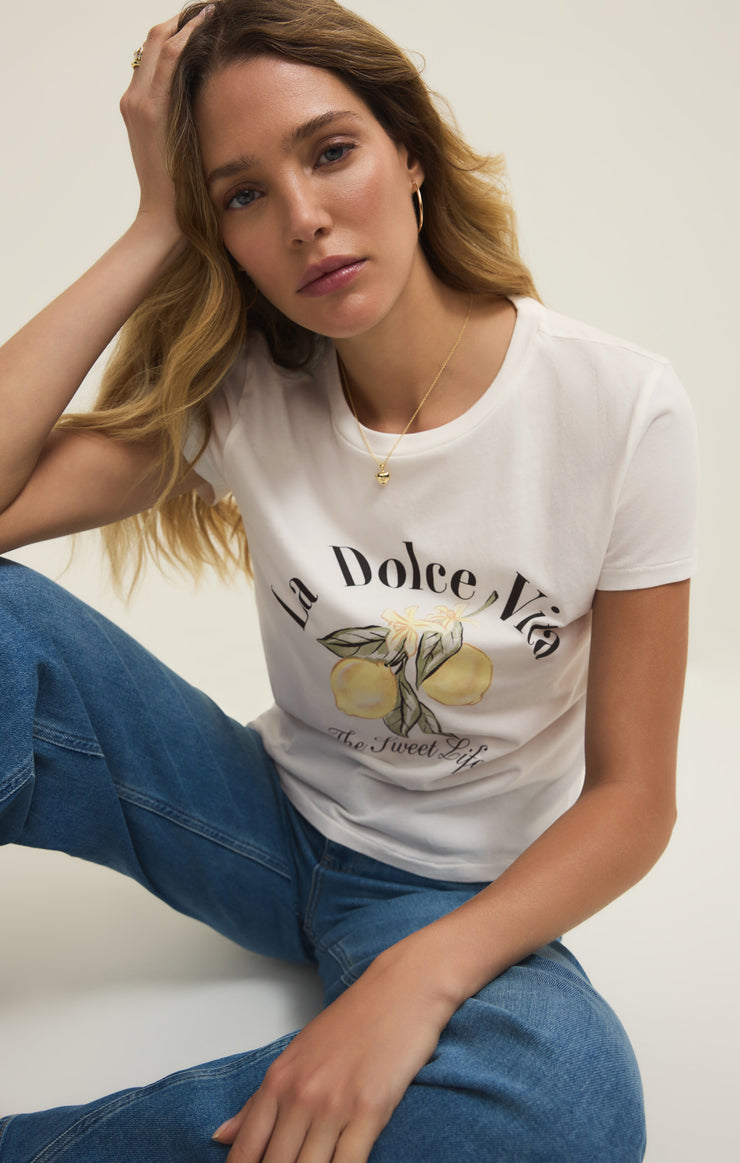 Tops Dolce Tourist Tee Sea Salt