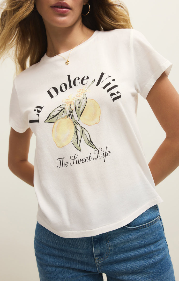 Tops Dolce Tourist Tee Sea Salt