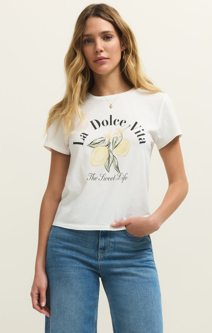 Tops Dolce Tourist Tee Sea Salt