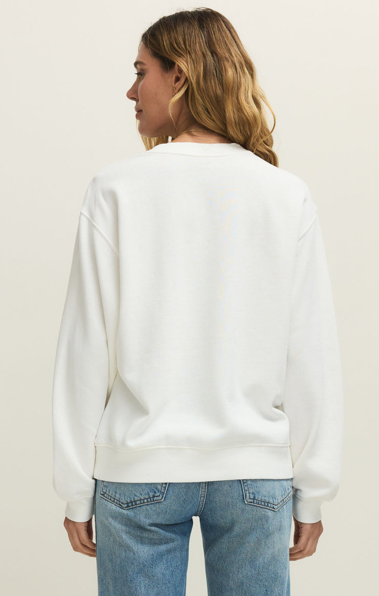 Tops Limon Boyfriend Sweatshirt Sea Salt