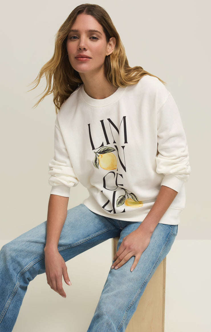 Tops Limon Boyfriend Sweatshirt Limon Boyfriend Sweatshirt