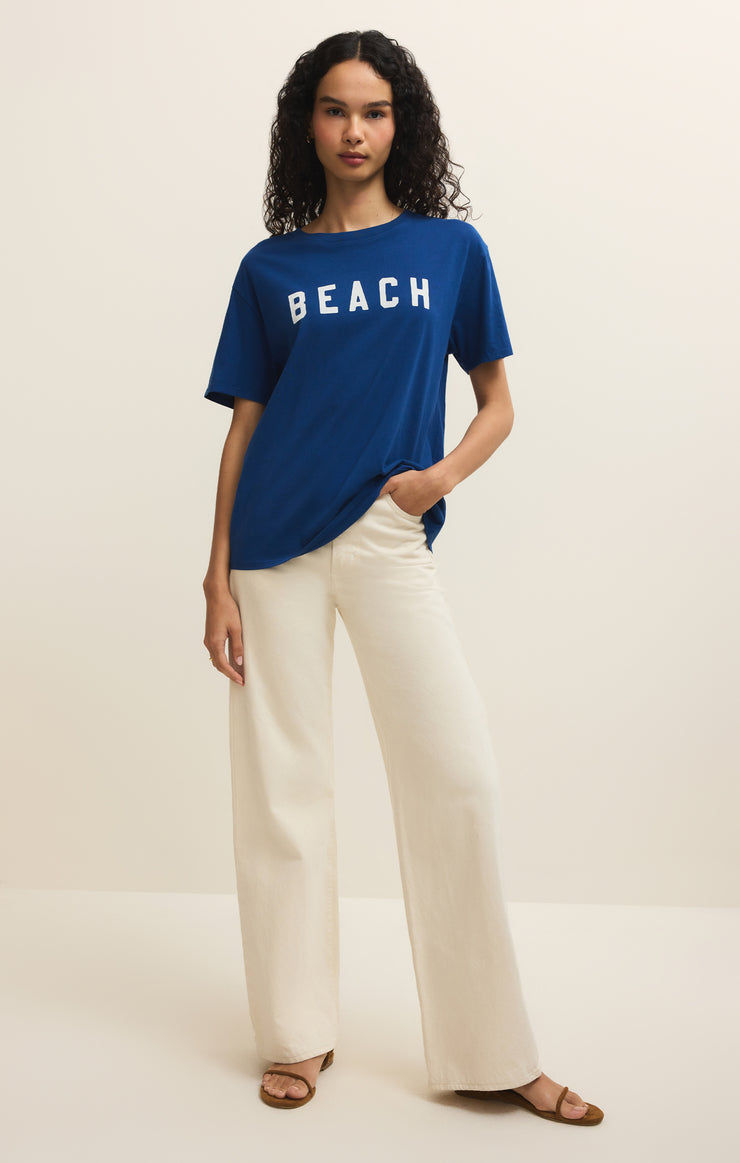 Tops Beach Boyfriend Tee Blueprint