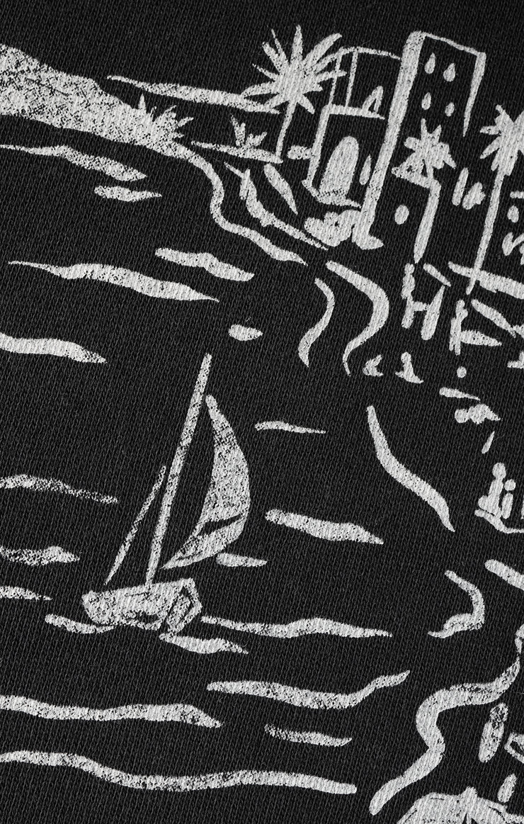 Tops La Playa Boyfriend Sweatshirt Black Sand