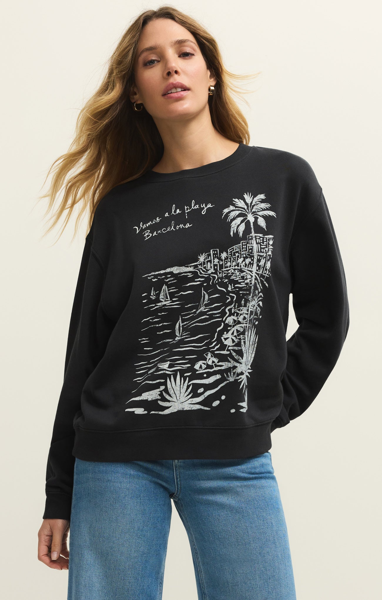 La Playa Boyfriend Sweatshirt – Z SUPPLY