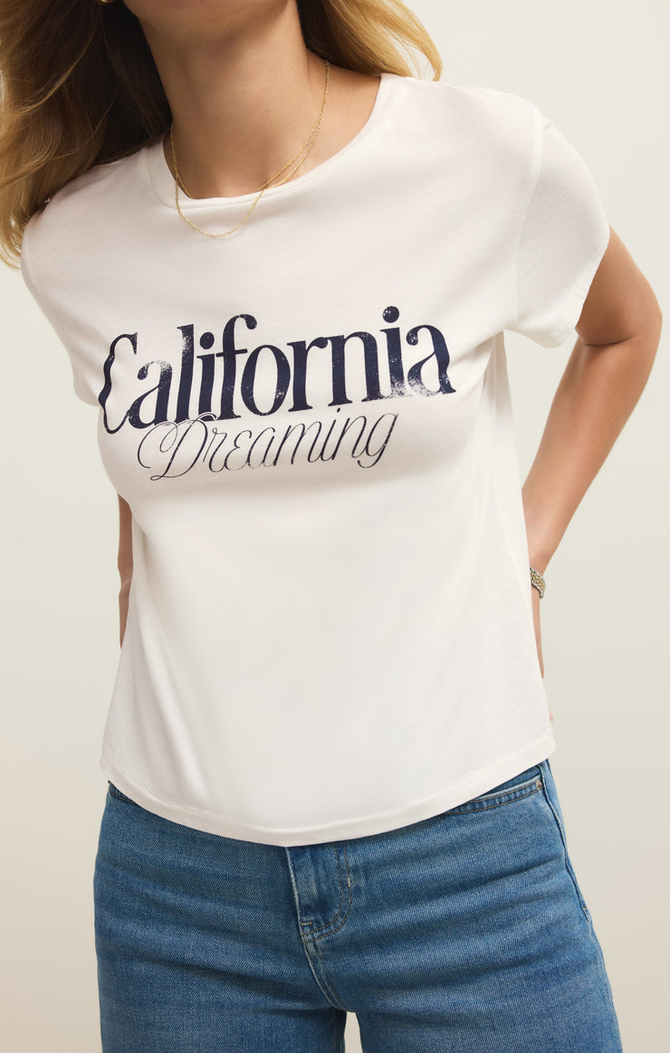 Tops Cali Tourist Tee Sea Salt