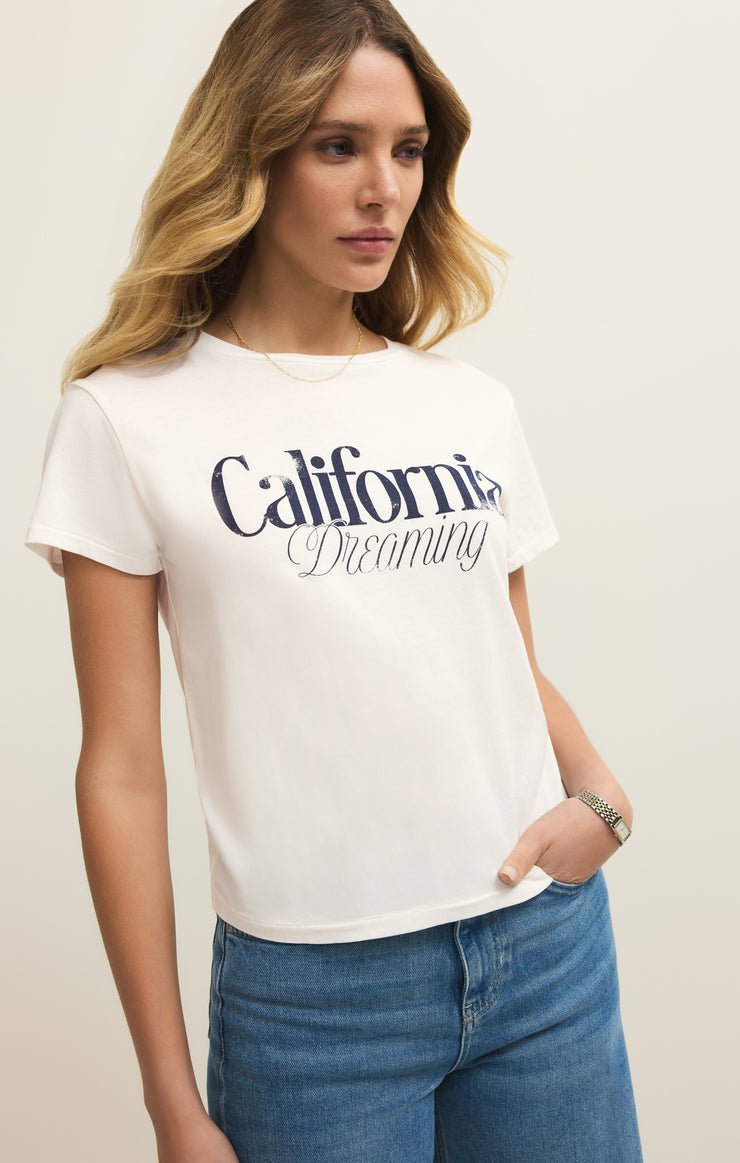 Tops Cali Tourist Tee Sea Salt