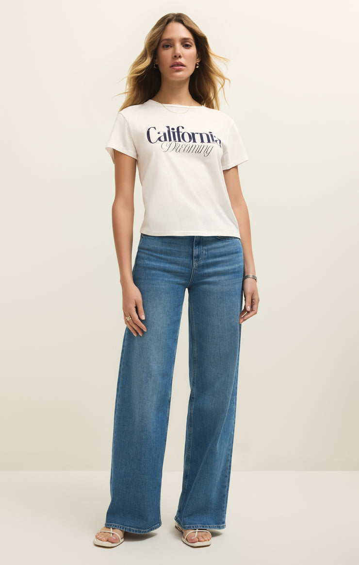 Tops Cali Tourist Tee Sea Salt