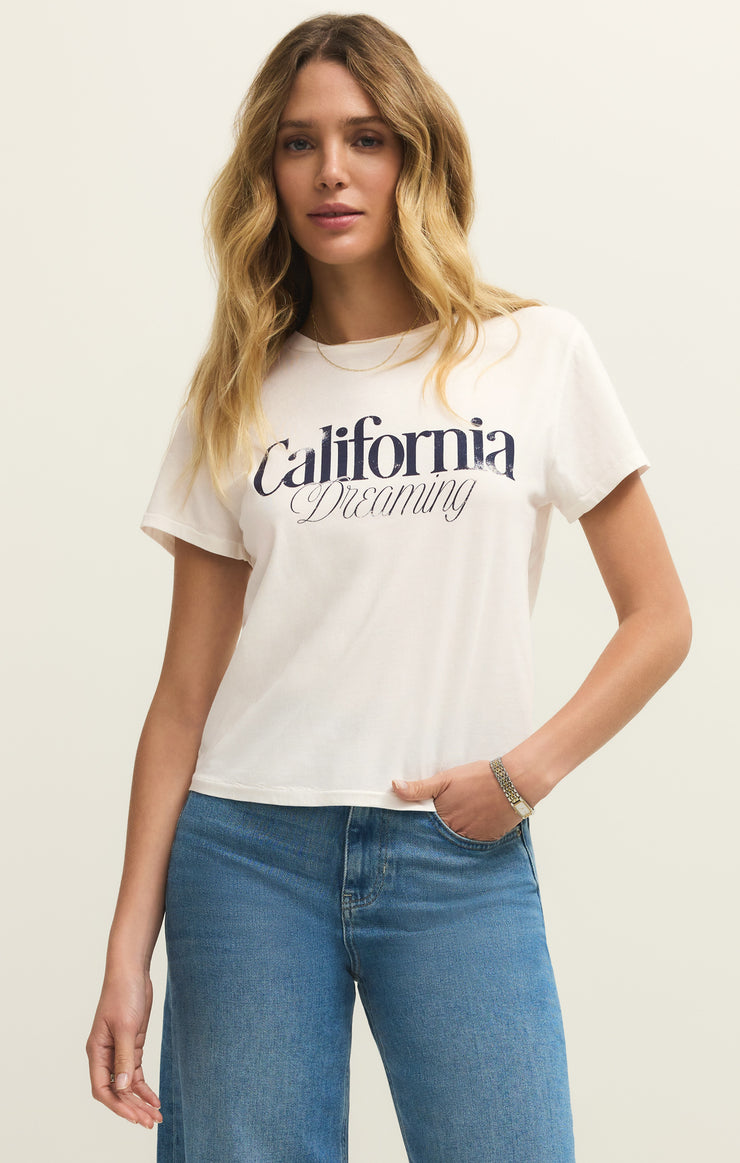 Tops Cali Tourist Tee Sea Salt