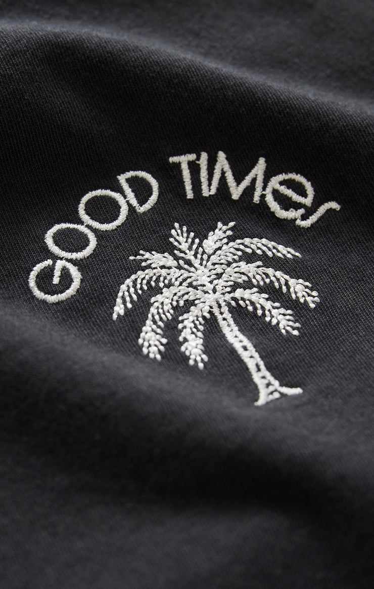 Tops Good Times Muscle Tank Black Sand