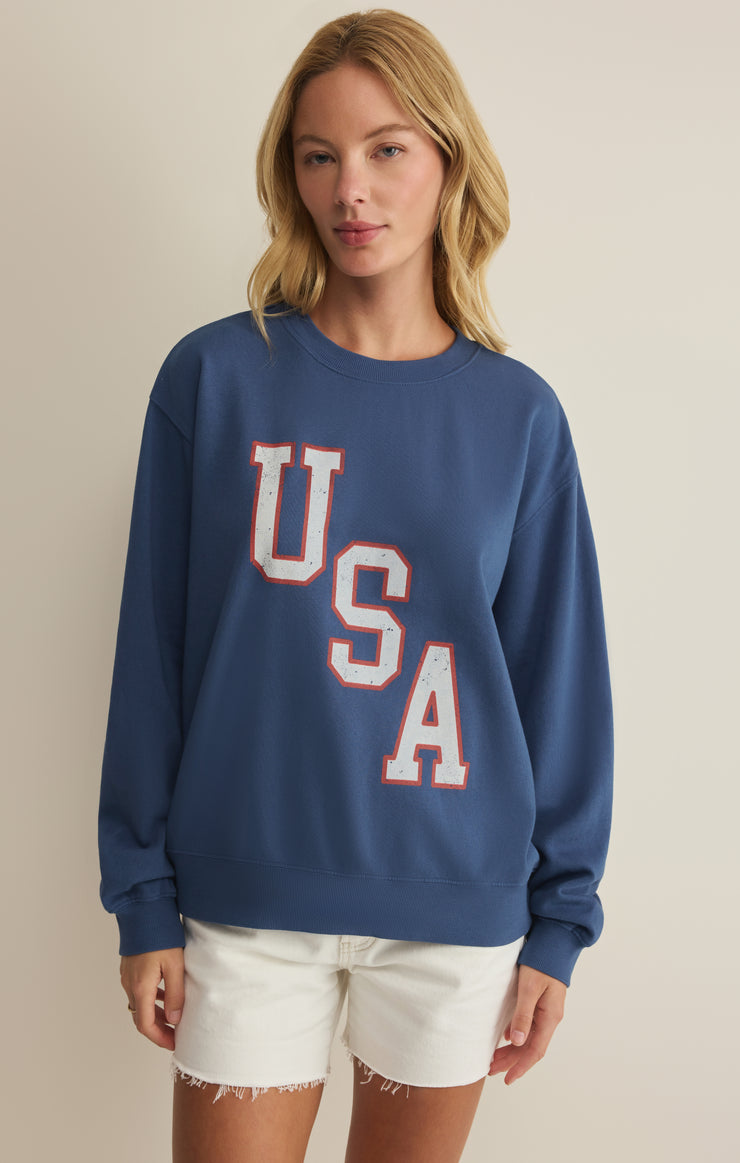 Americana Boyfriend Sweatshirt