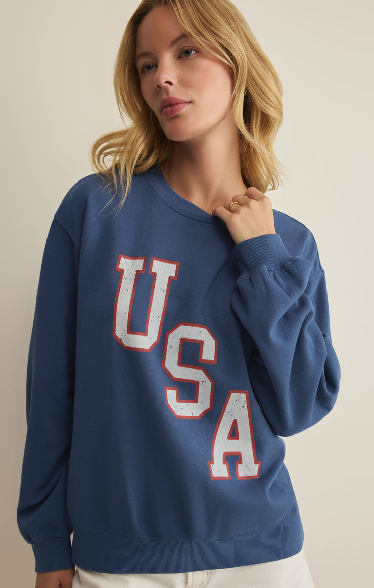 Americana Boyfriend Sweatshirt – Z SUPPLY