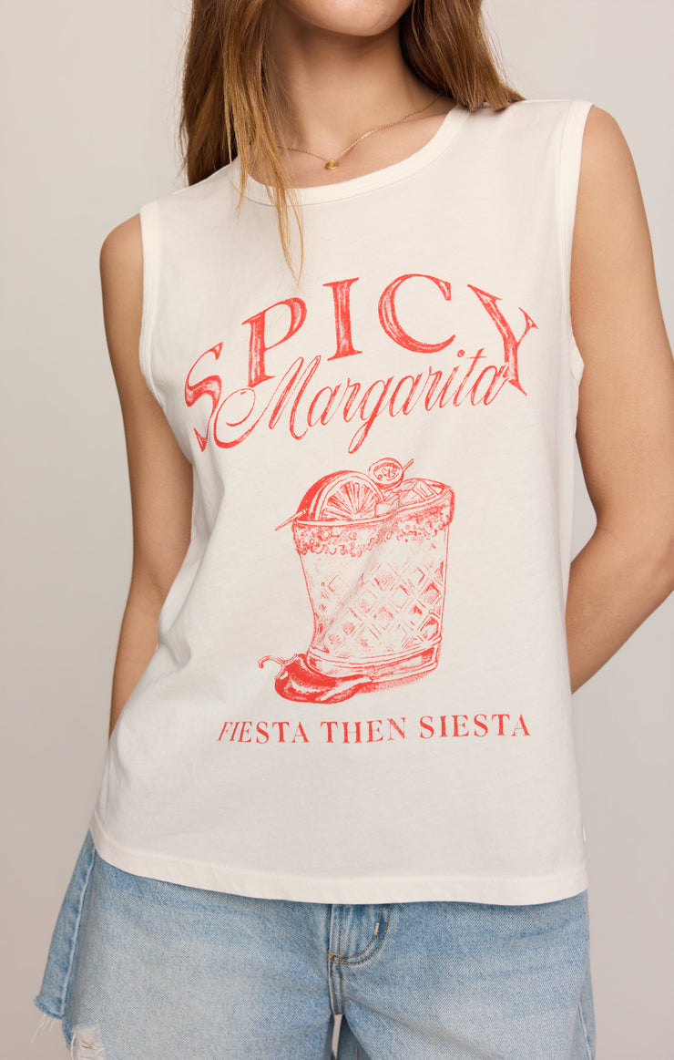 Tops Margs Muscle Tank Sea Salt