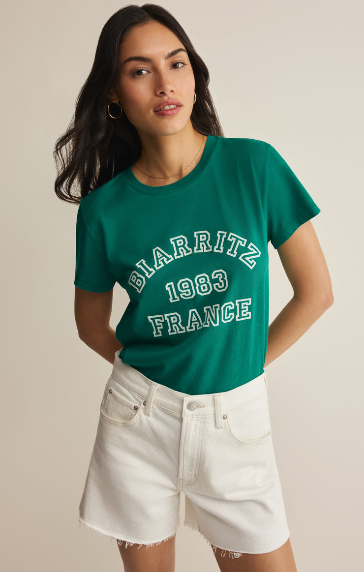 Tops Biarritz Tourist Tee Rainforest