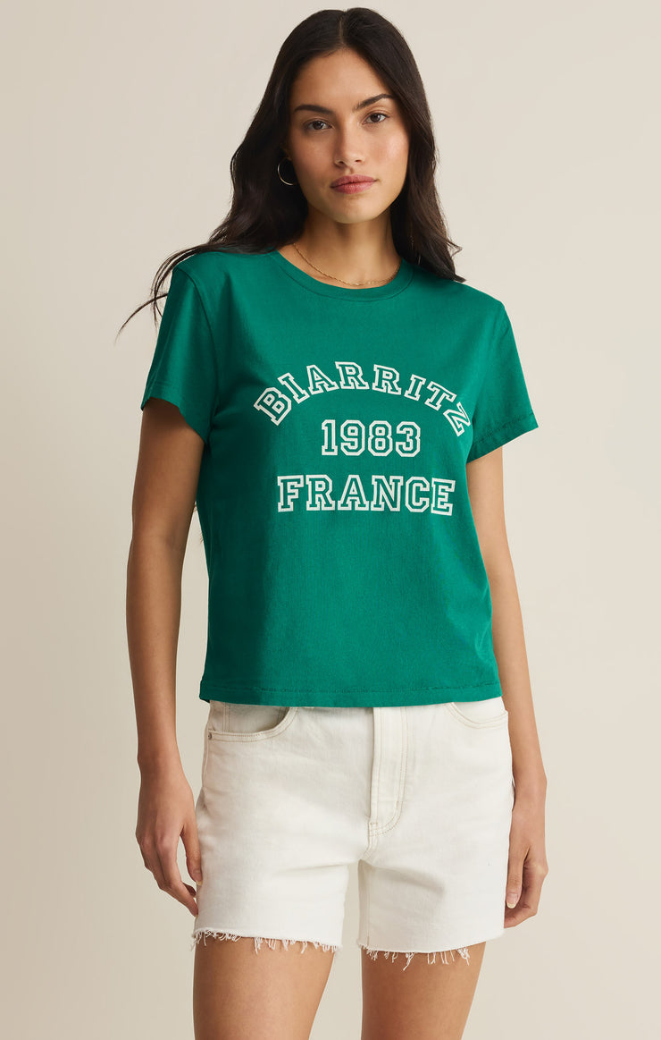 Tops Biarritz Tourist Tee Rainforest