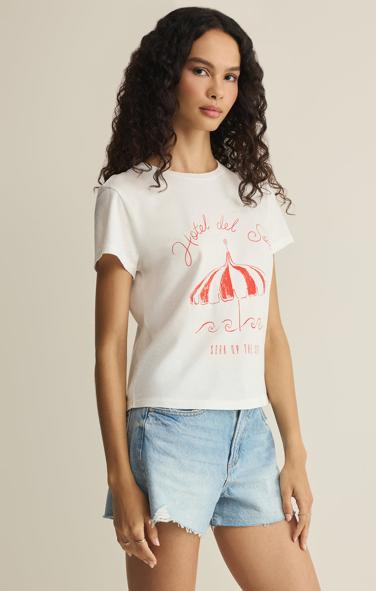 Tops Del Sol Tourist Tee Sea Salt