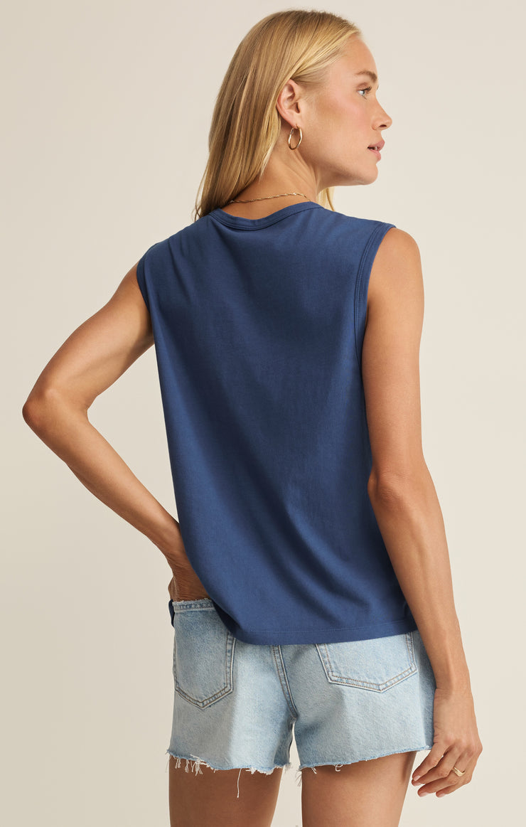 Tops Stars And Stripes Muscle Tank True Navy
