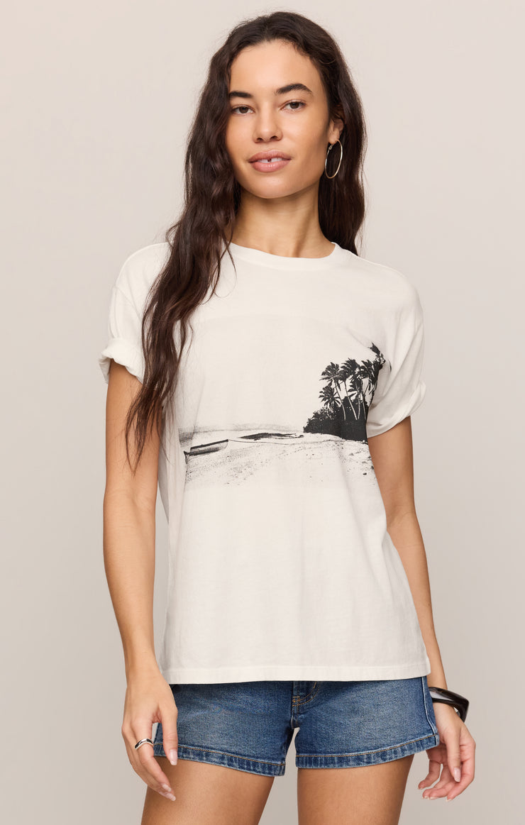 Tops La Playa Boyfriend Tee Sea Salt